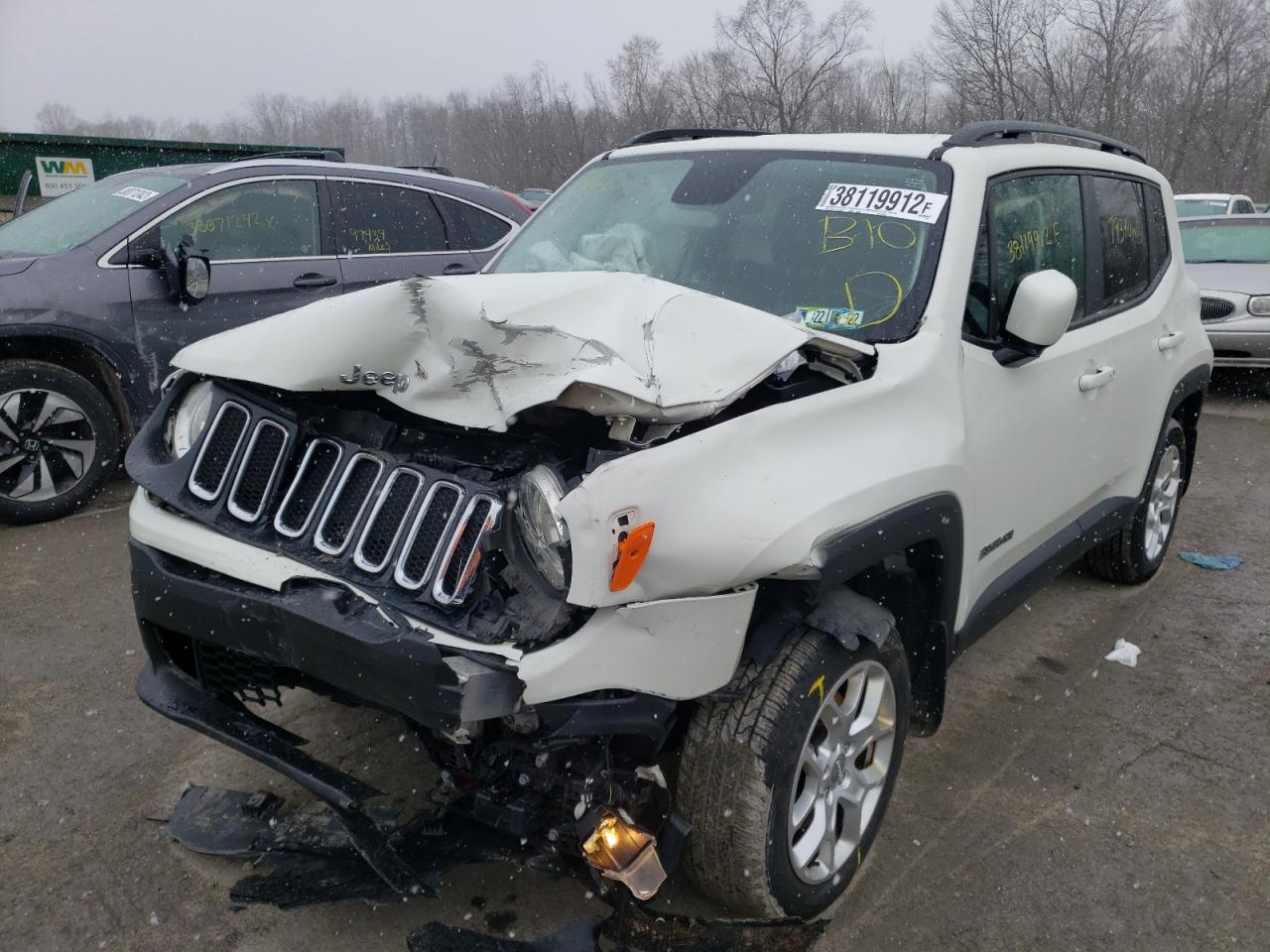 Photo 2 from auction – 2017 JEEP RENEGADE L with VIN ZACCJBBB0HPG31907