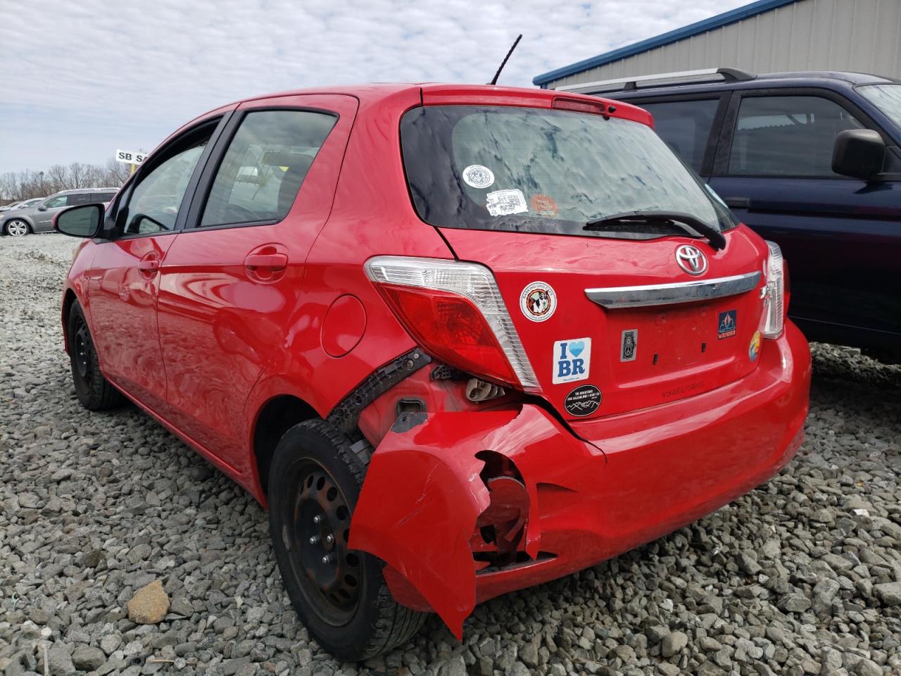 Photo 3 from auction – 2014 TOYOTA YARIS with VIN JTDKTUD34ED577576