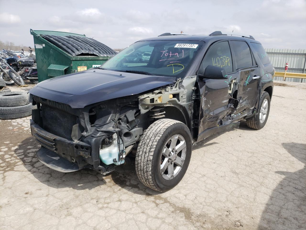 Photo 9 from auction – 2013 GMC ACADIA SLE with VIN 1GKKRPKD6DJ131039