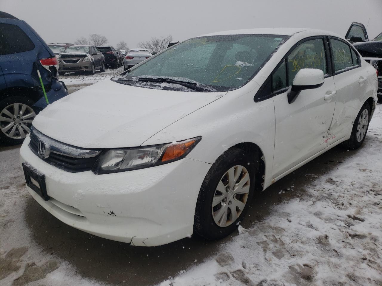 Photo 2 from auction – 2012 HONDA CIVIC LX with VIN 2HGFB2F5XCH609861