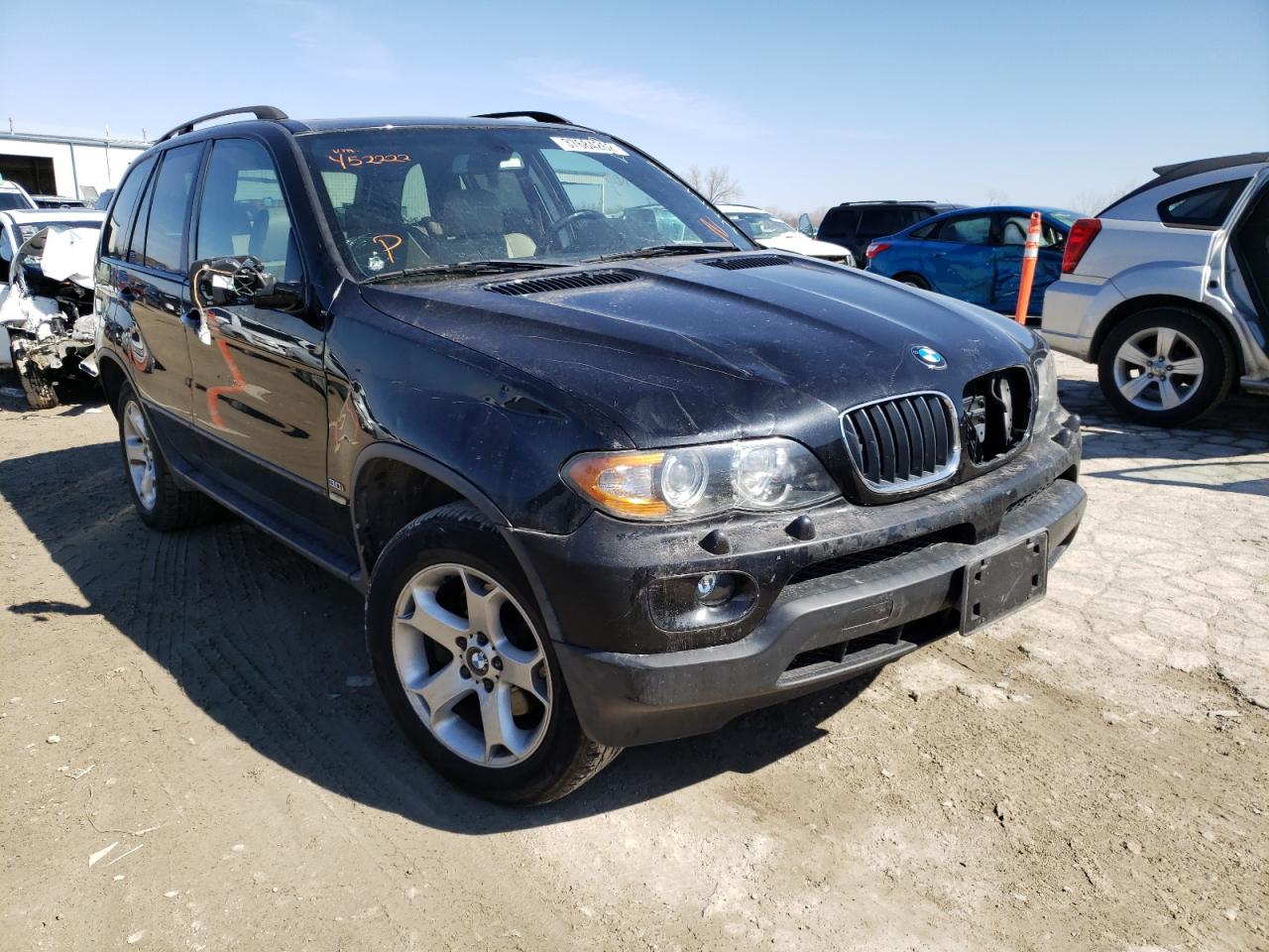 BMW X5 3.0I 2006 with VIN 5UXFA13546LY42222 - Photo from auction
