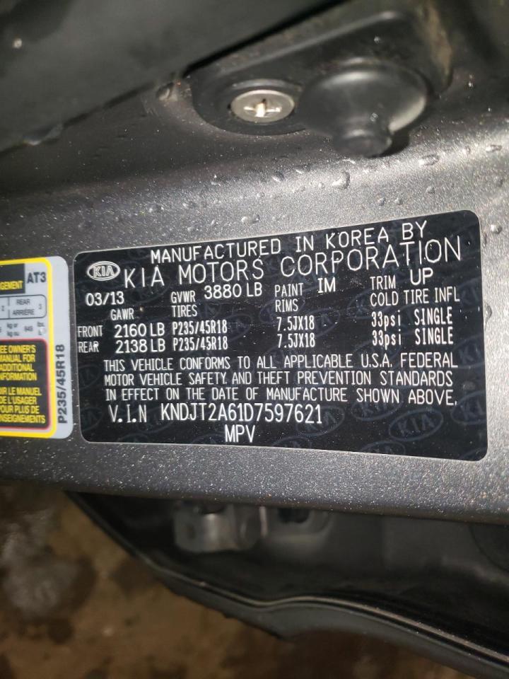 Photo 10 from auction – 2013 KIA SOUL + with VIN KNDJT2A61D7597621