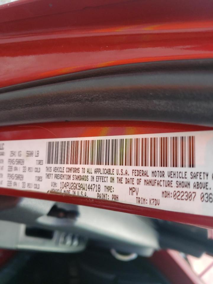 Photo 10 from auction – 2010 DODGE NITRO SE with VIN 1D4PU2GK9AW144718