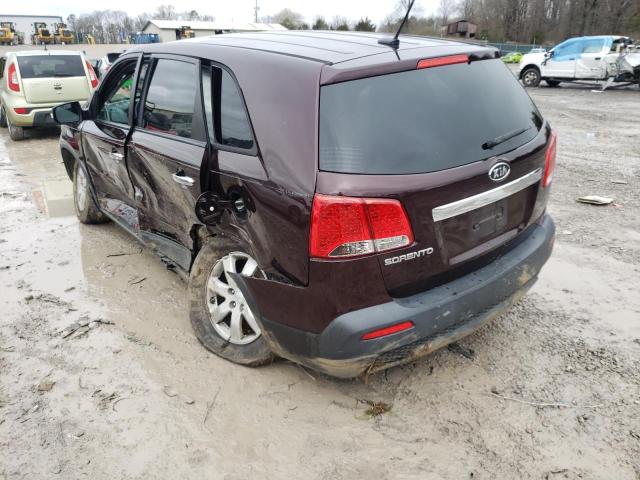 Photo 3 from auction – 2011 KIA SORENTO BA with VIN 5XYKT3A11BG088272
