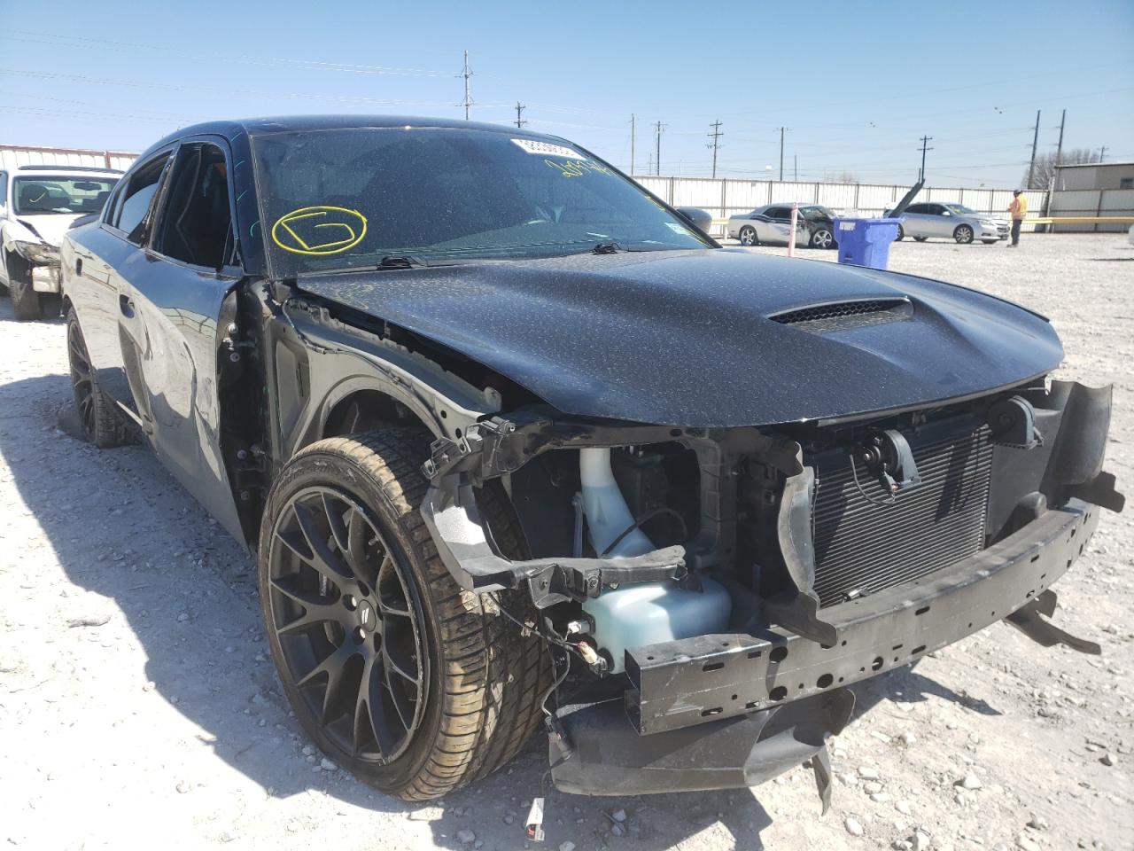 DODGE CHARGER R/ 2018 with VIN 2C3CDXGJ3JH203345 - Photo from auction