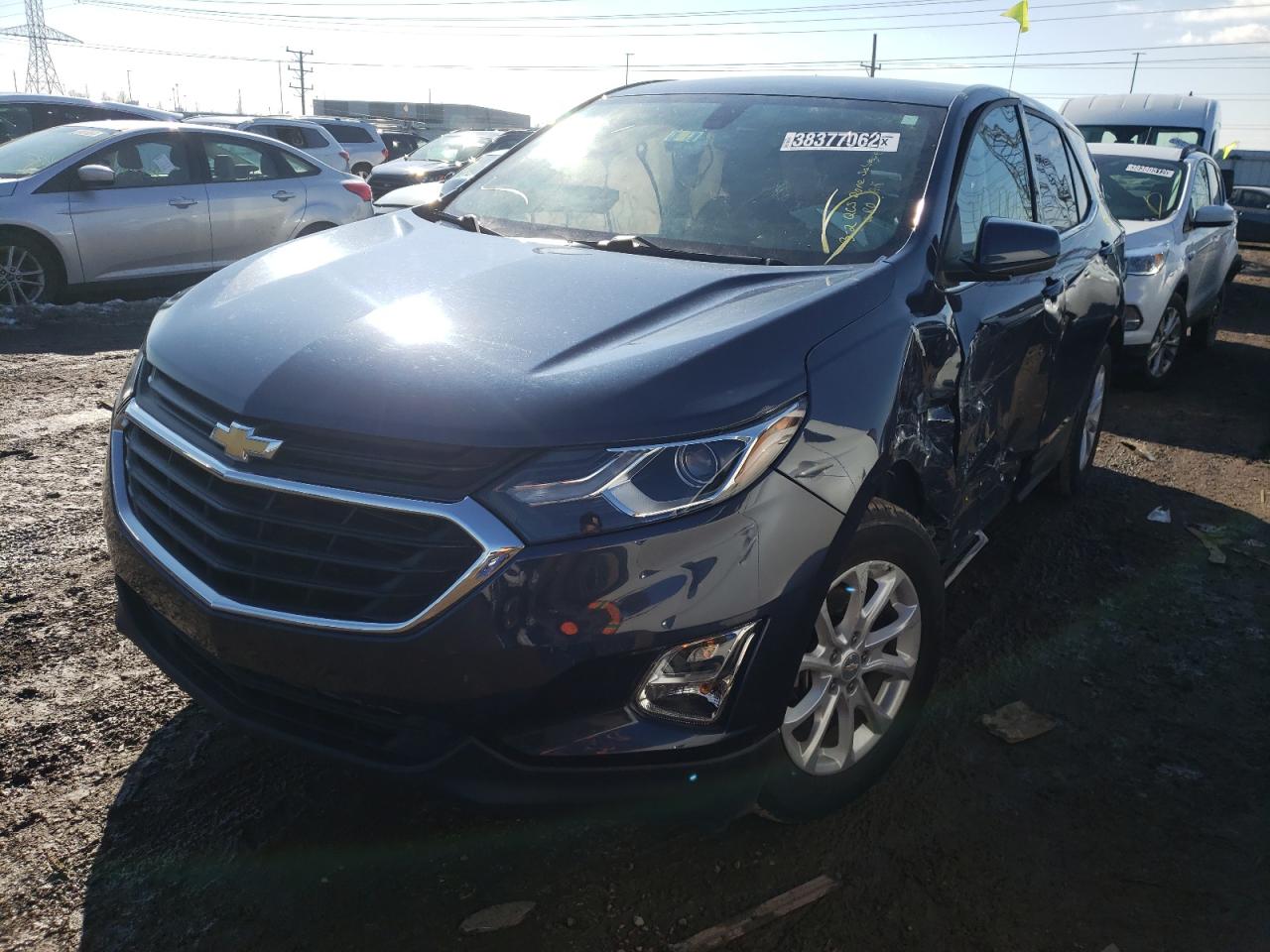 Photo 2 from auction – 2018 CHEVROLET EQUINOX LT with VIN 3GNAXJEV2JL380402