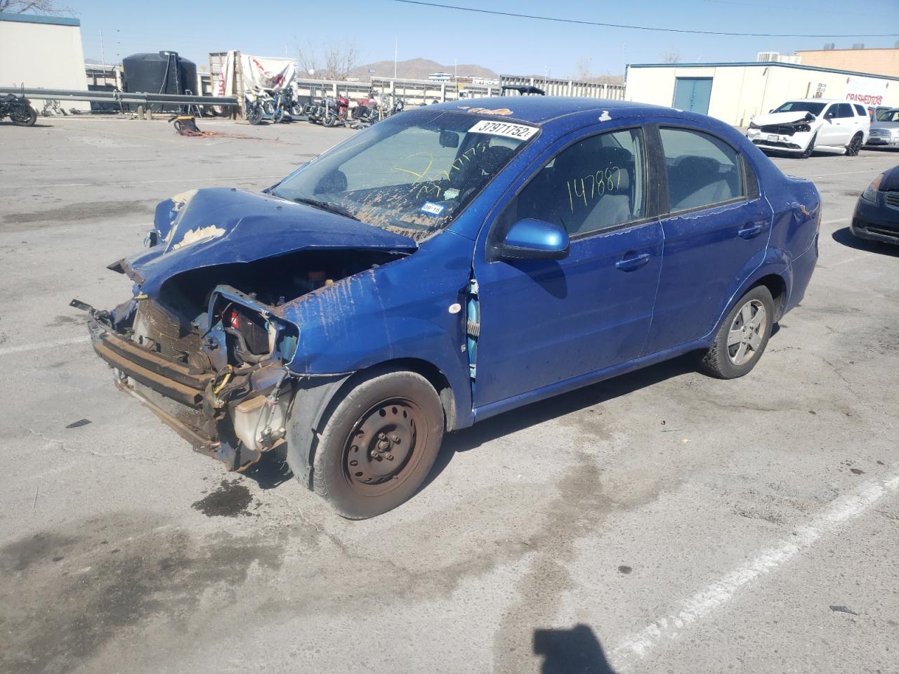 Photo 2 from auction – 2007 CHEVROLET AVEO BASE with VIN KL1TD56687B189996