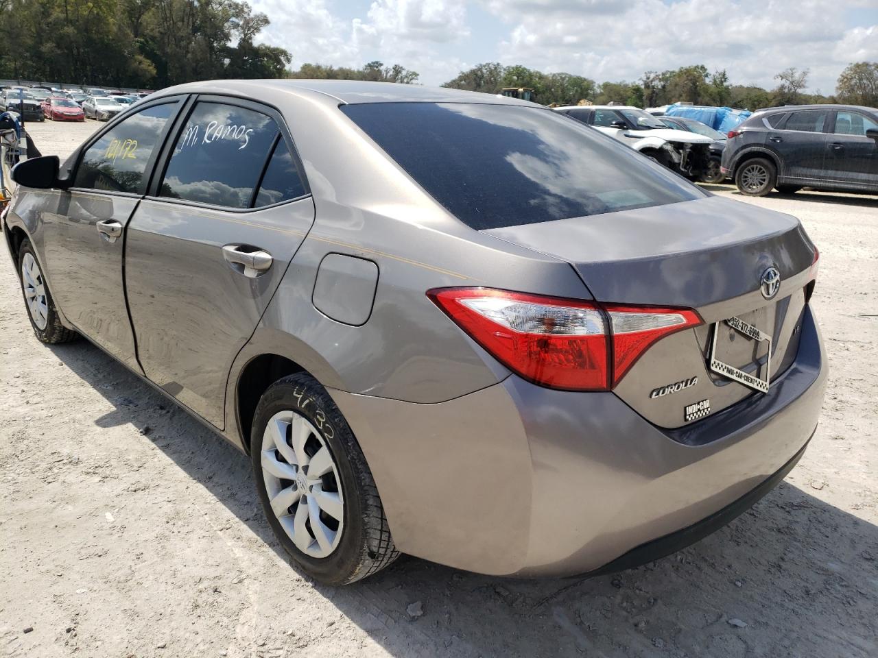 Photo 3 from auction – 2016 TOYOTA COROLLA LE with VIN 2T1BURHE2GC546669