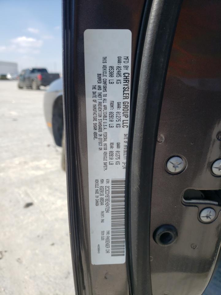 Photo 10 from auction – 2014 DODGE CHALLENGER with VIN 2C3CDYBT6EH247294
