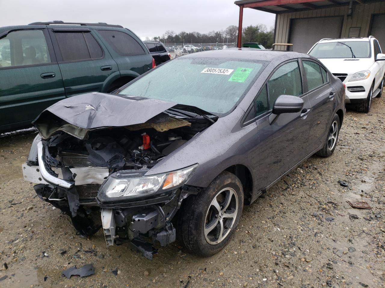 Photo 2 from auction – 2015 HONDA CIVIC SE with VIN 19XFB2F70FE707426