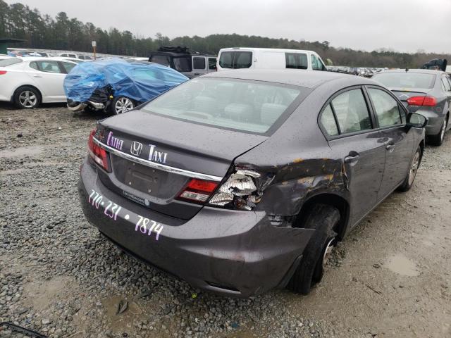 Photo 4 from auction – 2015 HONDA CIVIC LX with VIN 19XFB2F53FE085435