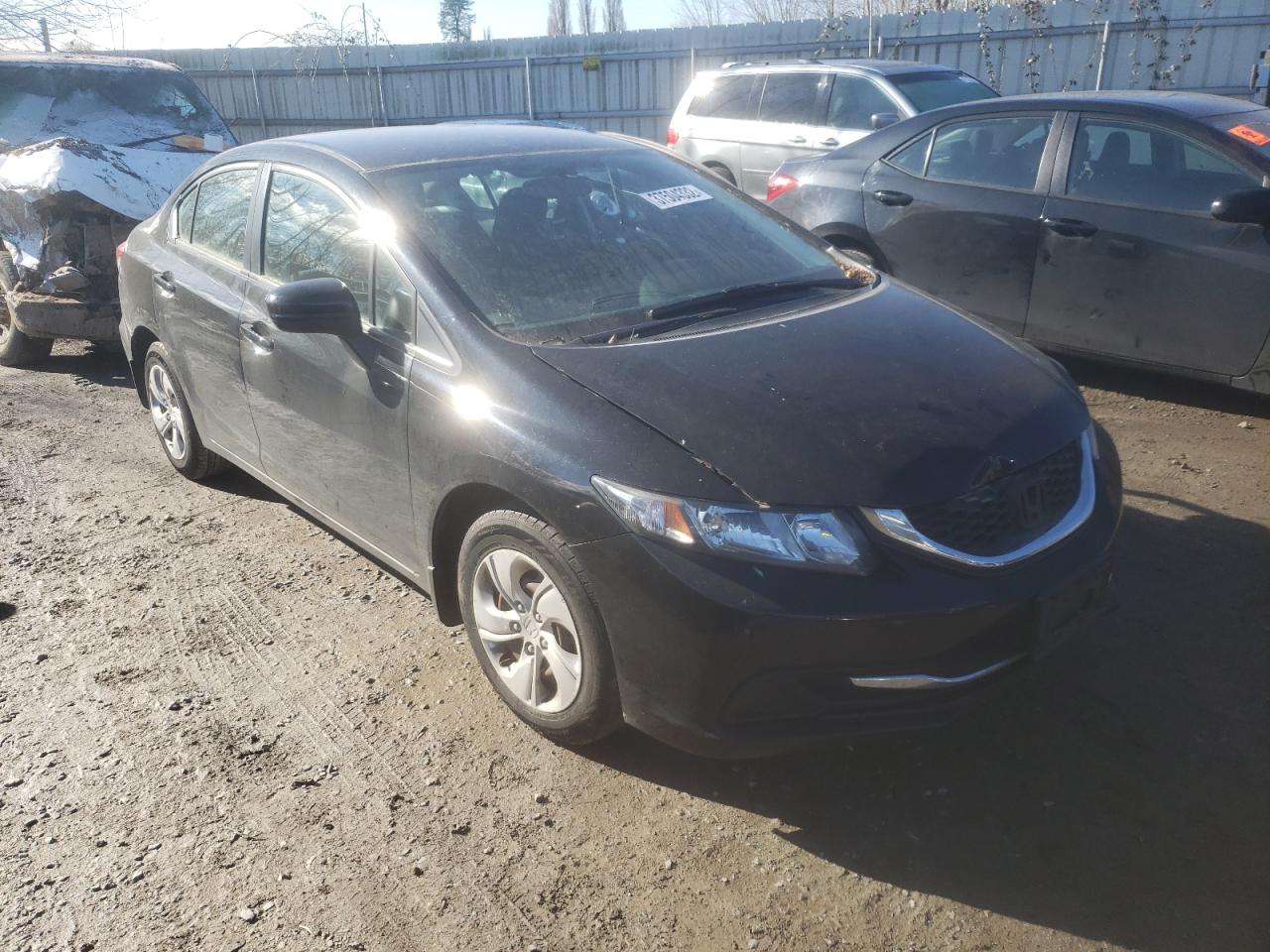 HONDA CIVIC LX 2014 with VIN 19XFB2F54EE248401 - Photo from auction