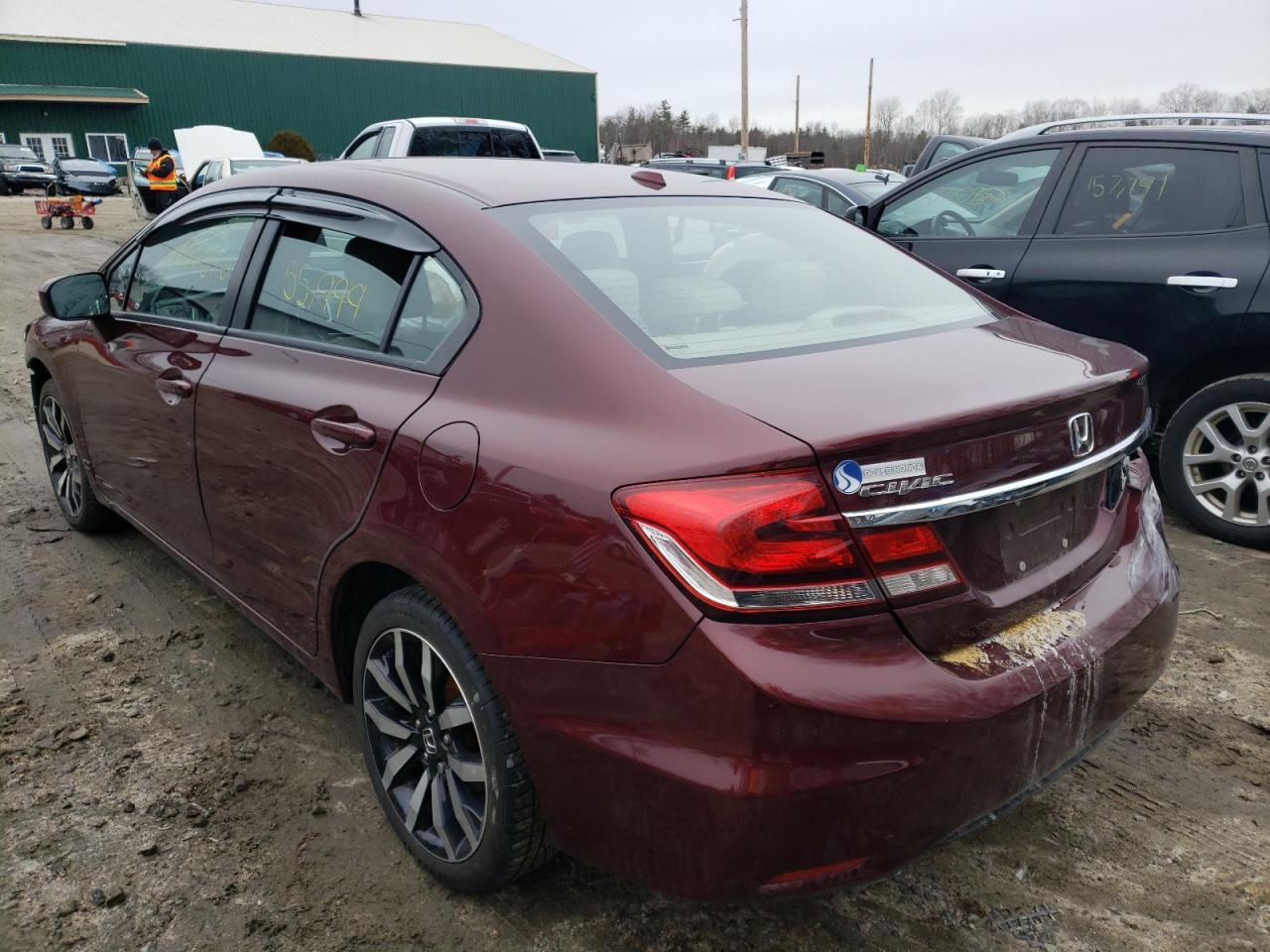 Photo 3 from auction – 2015 HONDA CIVIC EXL with VIN 2HGFB2F94FH524005