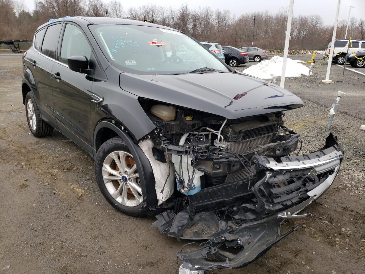 FORD ESCAPE SE 2017 with VIN 1FMCU0G90HUA39807 - Photo from auction