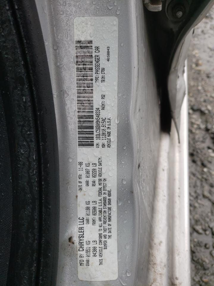 Photo 10 from auction – 2009 DODGE AVENGER SX with VIN 1B3LC56B09N548334