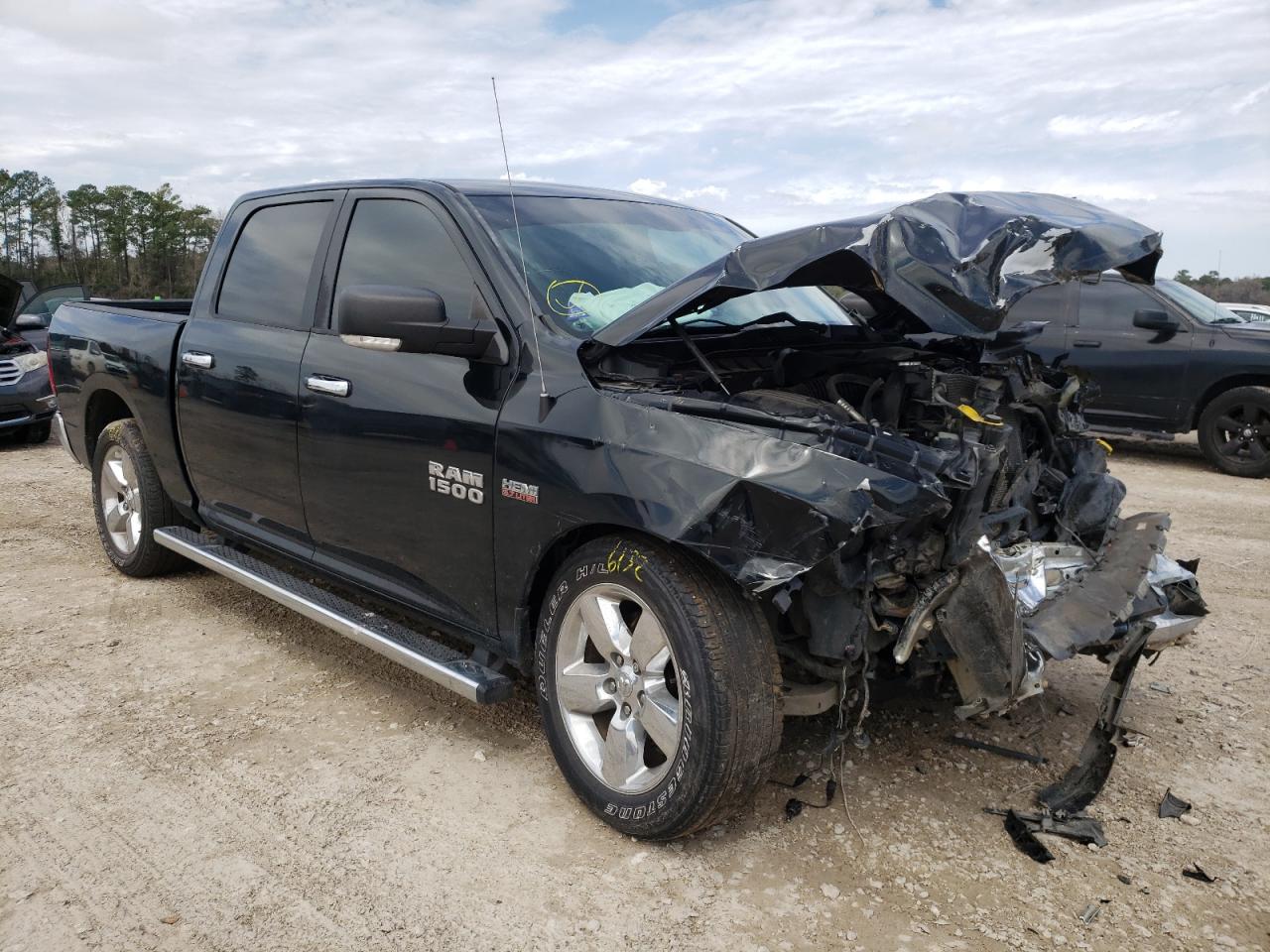 RAM 1500 SLT 2015 with VIN 1C6RR6LT9FS676604 - Photo from auction