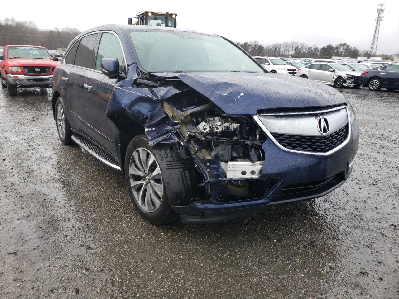 Photo 9 from auction – 2014 ACURA MDX TECHNO with VIN 5FRYD3H40EB004394