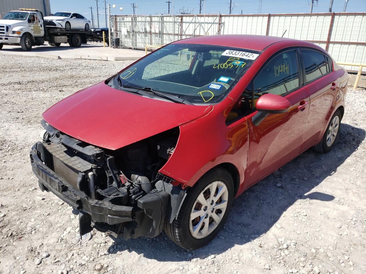 Photo 2 from auction – 2014 KIA RIO LX with VIN KNADM4A3XE6400557