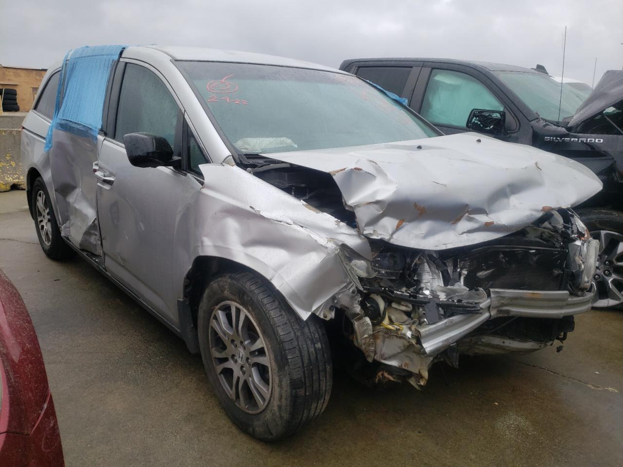 Photo 1 from auction – 2012 HONDA ODYSSEY EX with VIN 5FNRL5H47CB010565