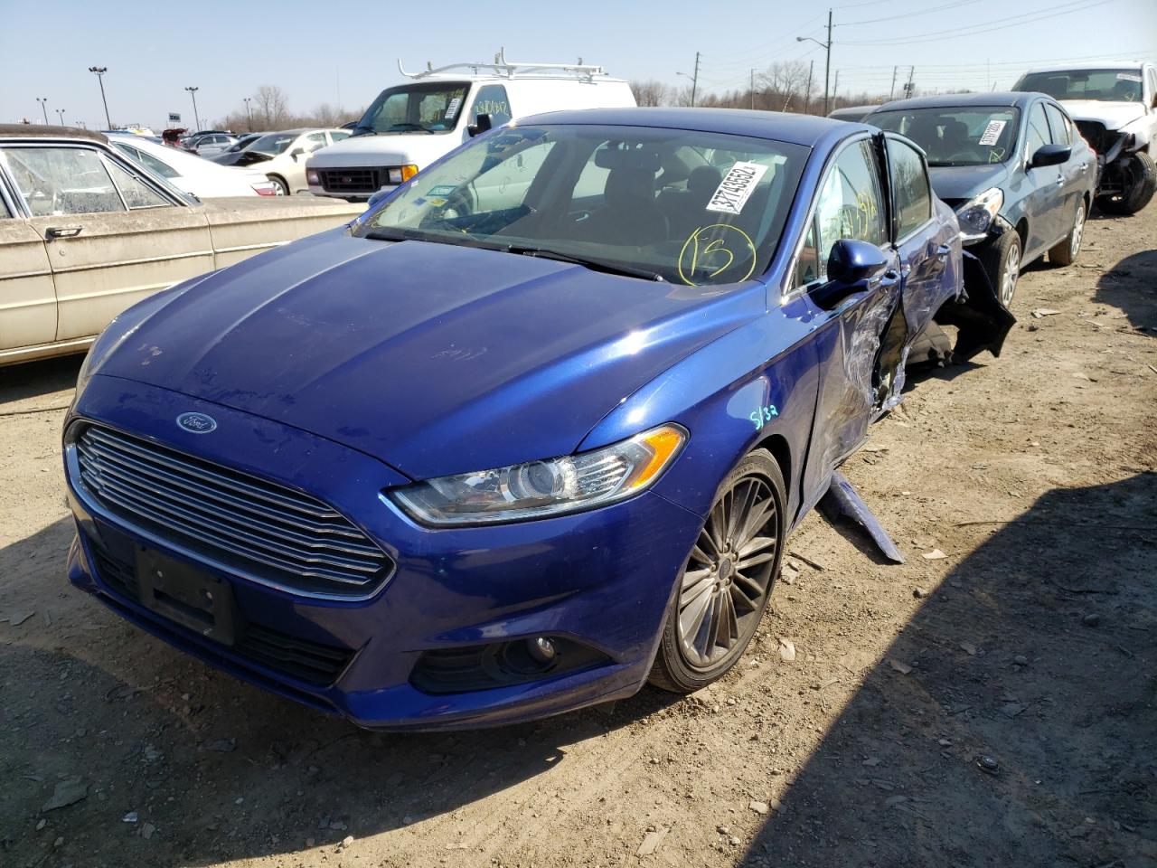 Photo 2 from auction – 2016 FORD FUSION SE with VIN 3FA6P0HD5GR255711
