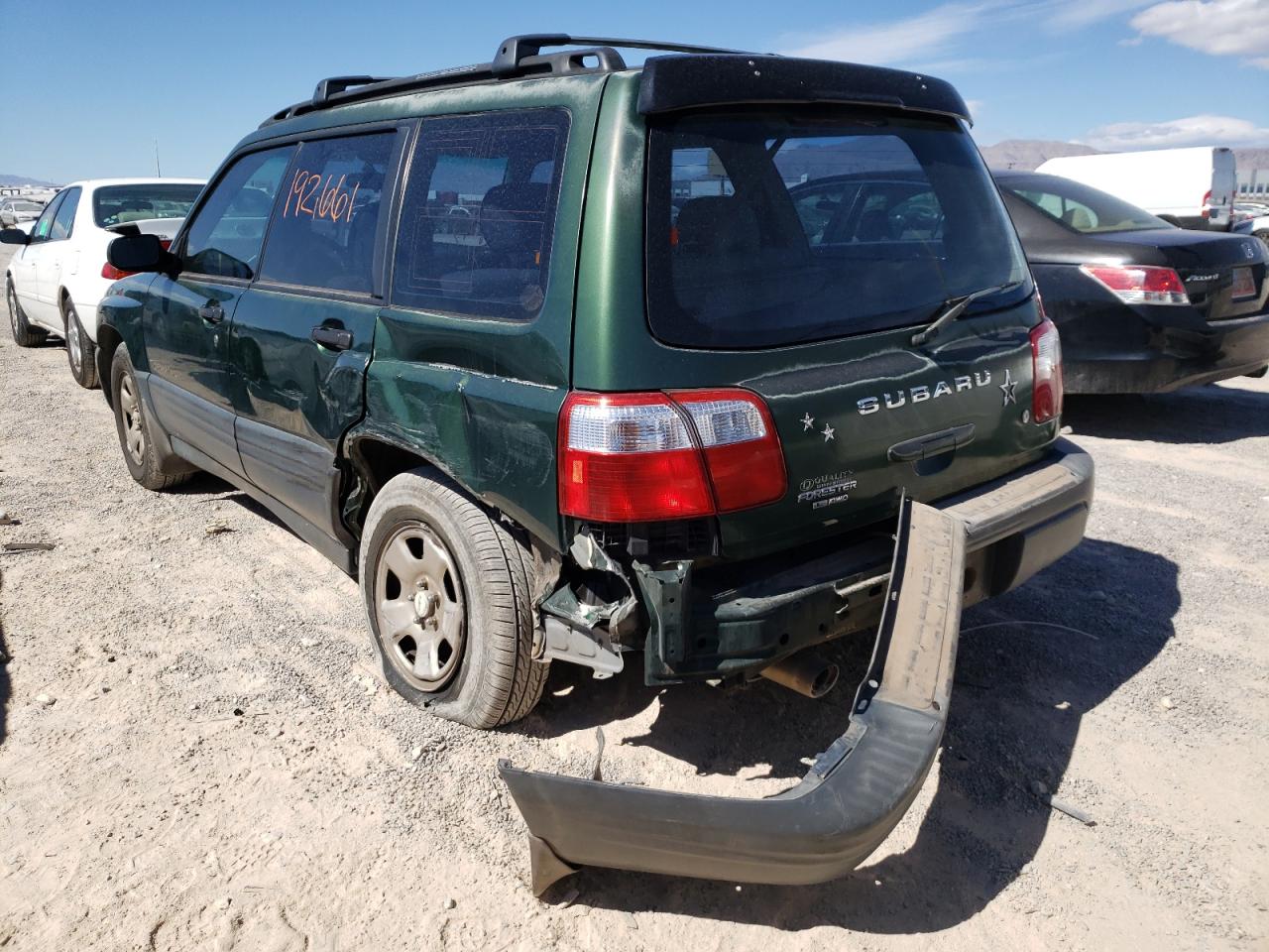 Photo 3 from auction – 2002 SUBARU FORESTER L with VIN JF1SF63542H757009