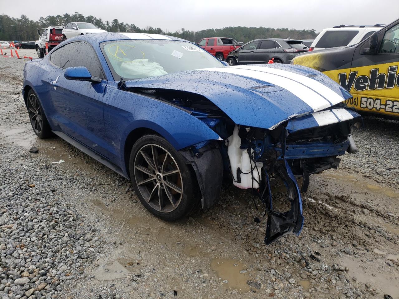 FORD MUSTANG 2018 with VIN 1FA6P8THXJ5150861 - Photo from auction