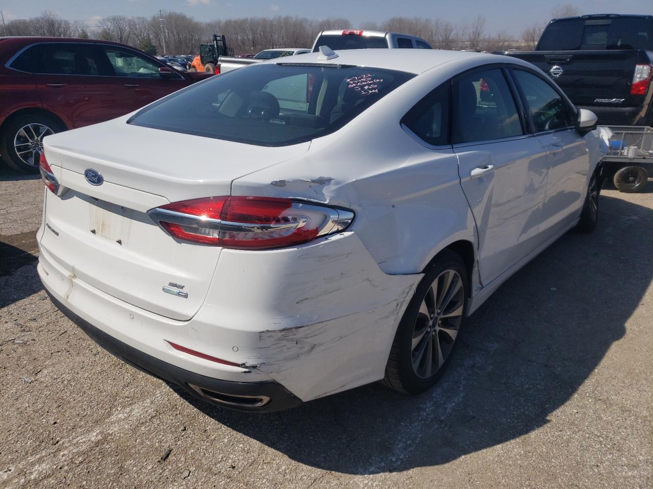 Photo 4 from auction – 2019 FORD FUSION SE with VIN 3FA6P0T94KR233873
