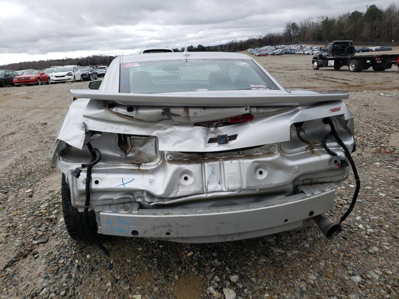 Photo 9 from auction – 2015 CHEVROLET CAMARO LT with VIN 2G1FF1E35F9184411