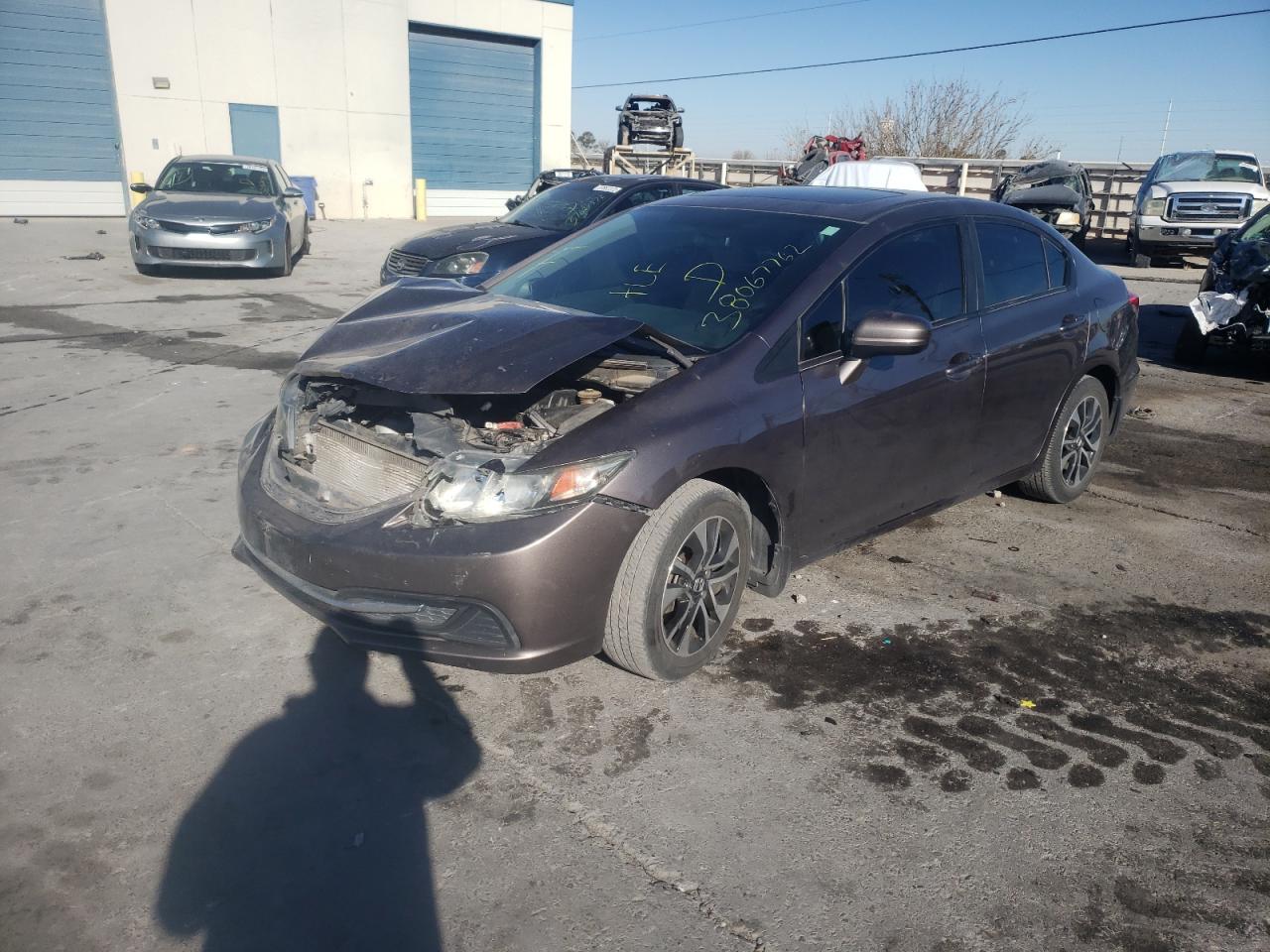Photo 2 from auction – 2014 HONDA CIVIC EX with VIN 19XFB2F85EE061694