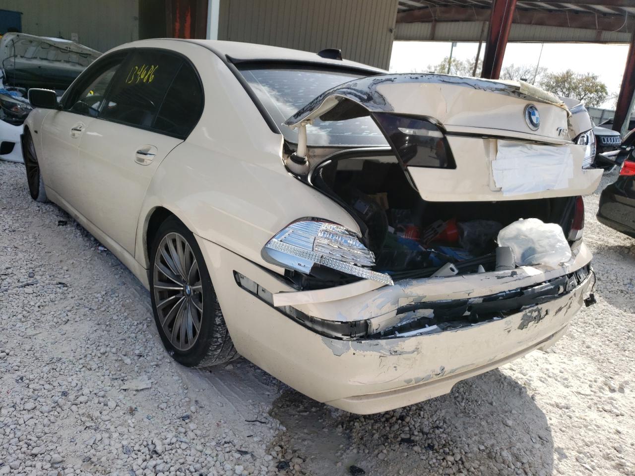Photo 3 from auction – 2007 BMW 750 with VIN WBAHN83577DT75409