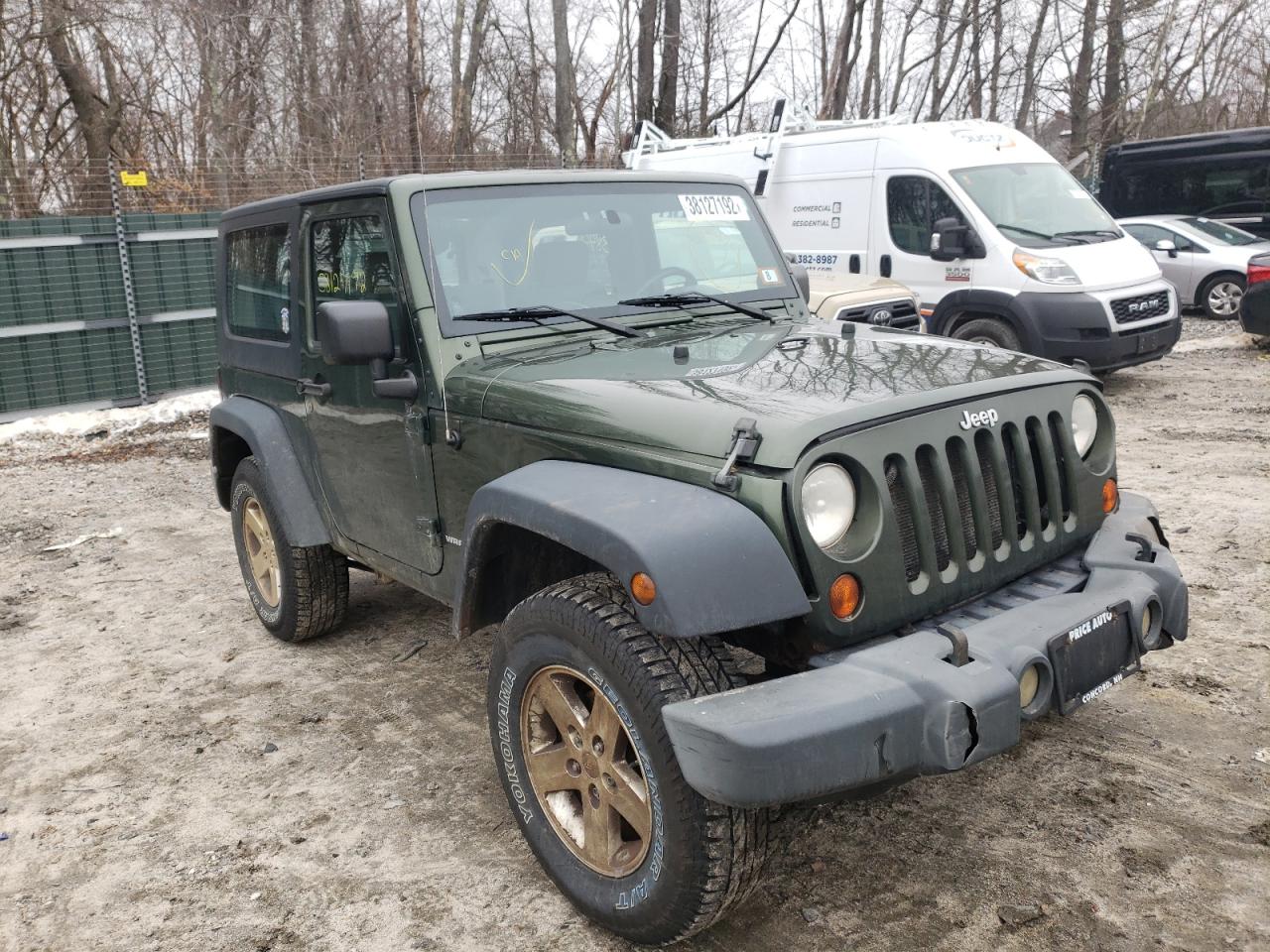 JEEP WRANGLER X 2008 with VIN 1J4FA24188L642430 - Photo from auction