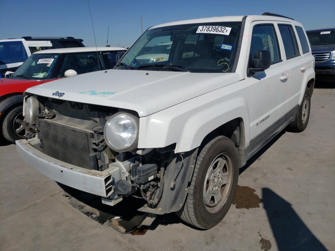 Photo 2 from auction – 2014 JEEP PATRIOT SP with VIN 1C4NJPBA0ED882224