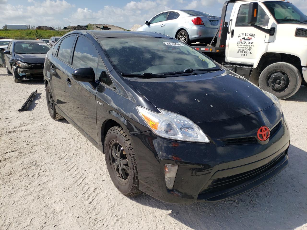 Photo 1 from auction – 2013 TOYOTA PRIUS with VIN JTDKN3DU9D5686380