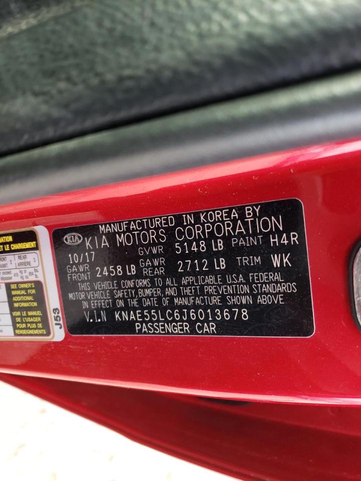 Photo 10 from auction – 2018 KIA STINGER GT with VIN KNAE55LC6J6013678