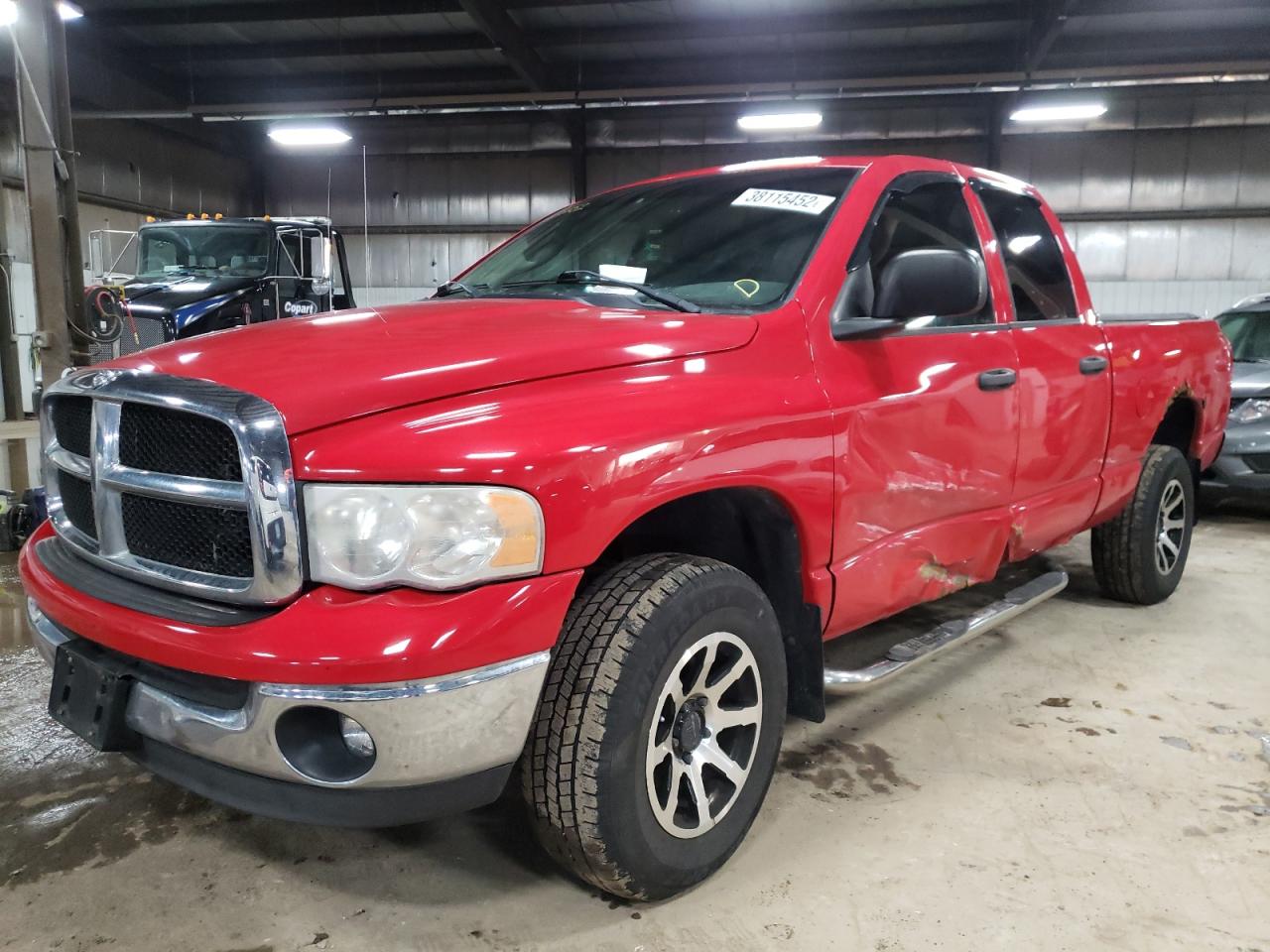 Photo 2 from auction – 2005 DODGE RAM 1500 S with VIN 1D7HU18N75S346433