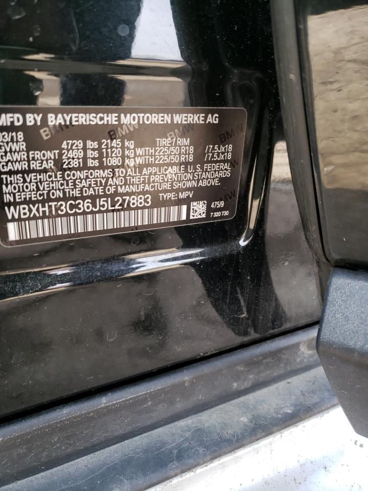 Photo 10 from auction – 2018 BMW X1 XDRIVE2 with VIN WBXHT3C36J5L27883