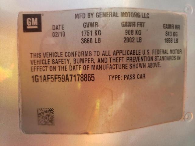 Photo 10 from auction – 2010 CHEVROLET COBALT 2LT with VIN 1G1AF5F59A7178865