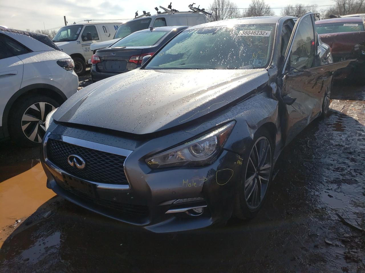 Photo 2 from auction – 2017 INFINITI Q50 PREMIU with VIN JN1EV7AR0HM839960