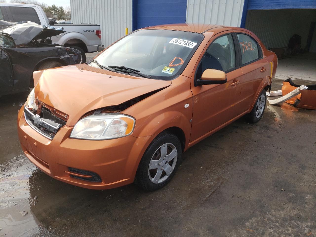 Photo 2 from auction – 2008 CHEVROLET AVEO BASE with VIN KL1TD56628B101140