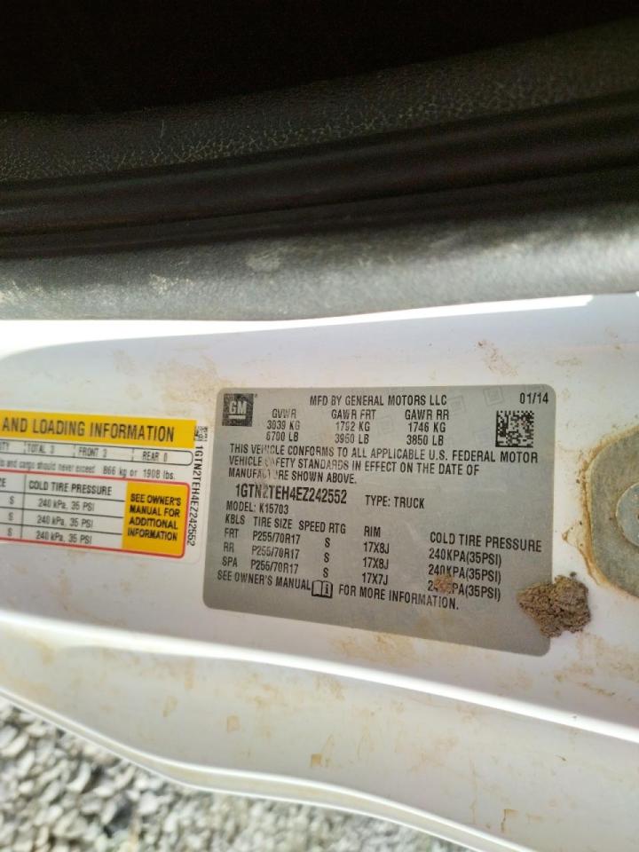 Photo 10 from auction – 2014 GMC SIERRA K15 with VIN 1GTN2TEH4EZ242552