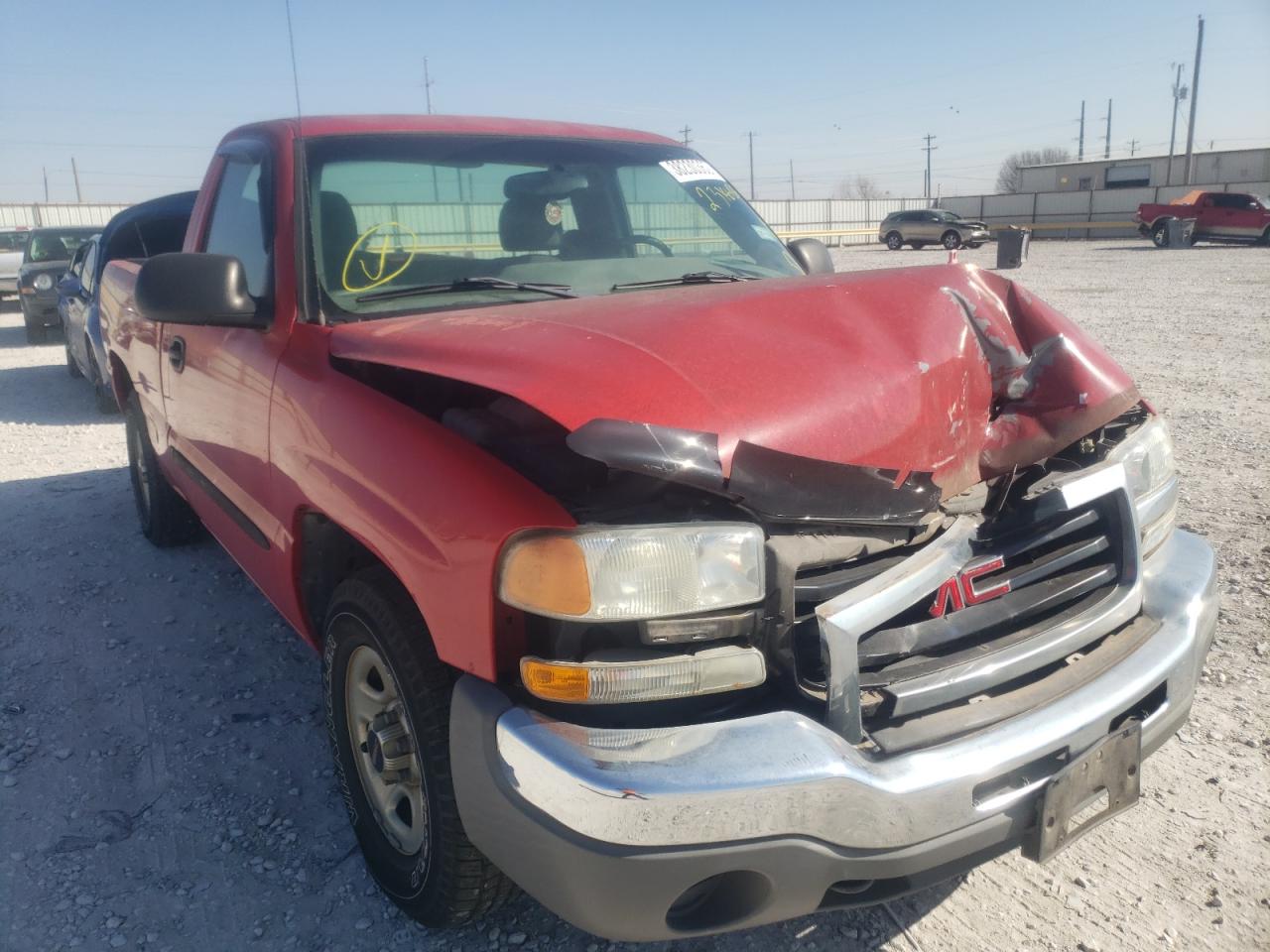 GMC NEW SIERRA 2003 with VIN 1GTEC14X63Z231883 - Photo from auction