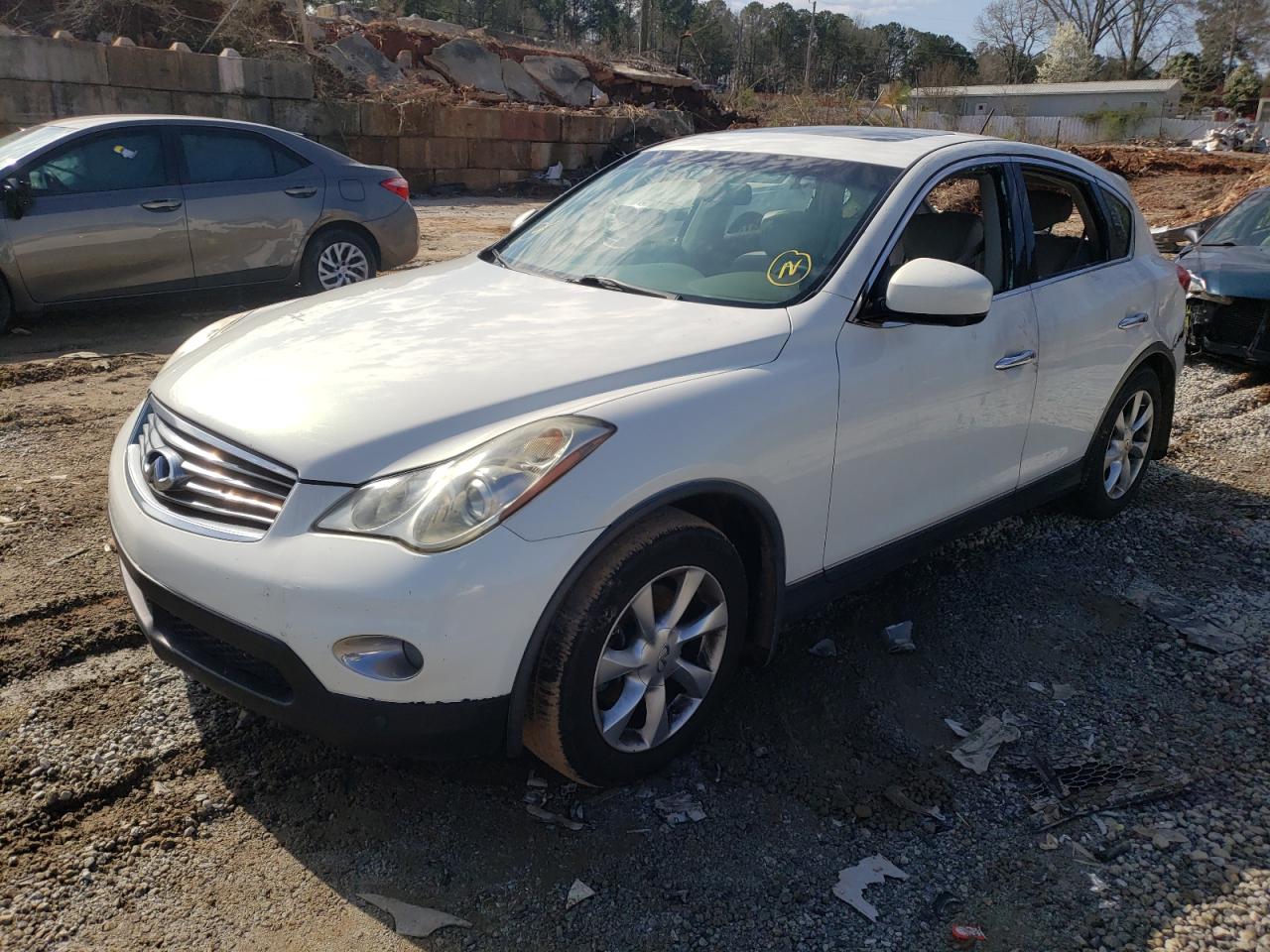Photo 2 from auction – 2010 INFINITI EX35 BASE with VIN JN1AJ0HP0AM703632
