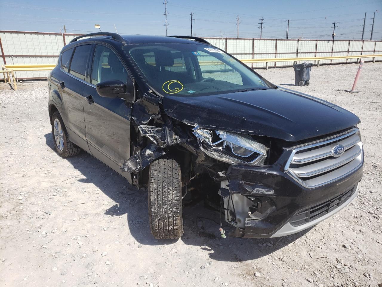 FORD ESCAPE SE 2017 with VIN 1FMCU0GD7HUA91715 - Photo from auction