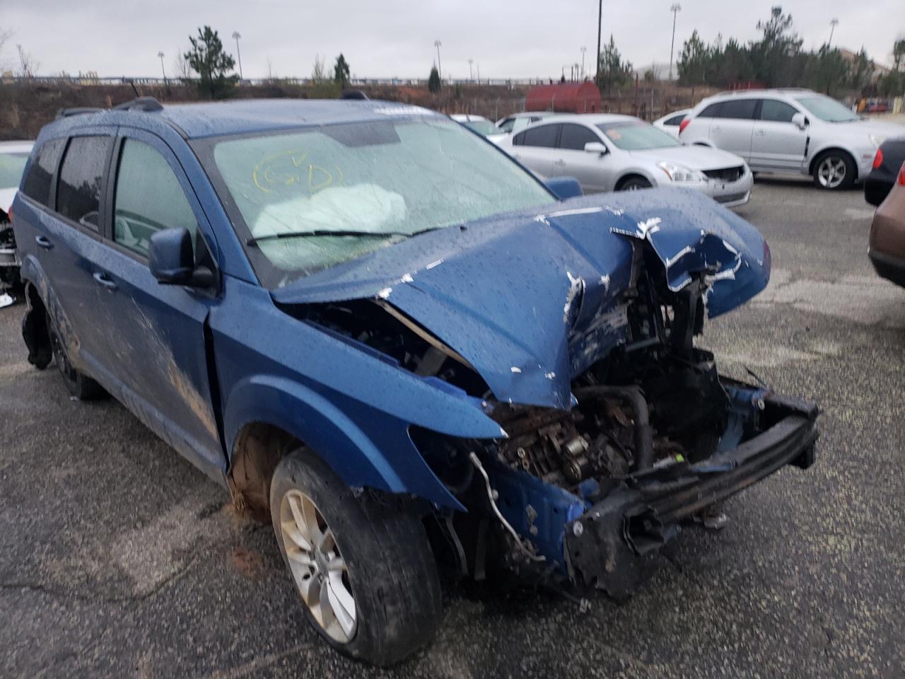 DODGE JOURNEY SX 2015 with VIN 3C4PDCBBXFT565385 - Photo from auction