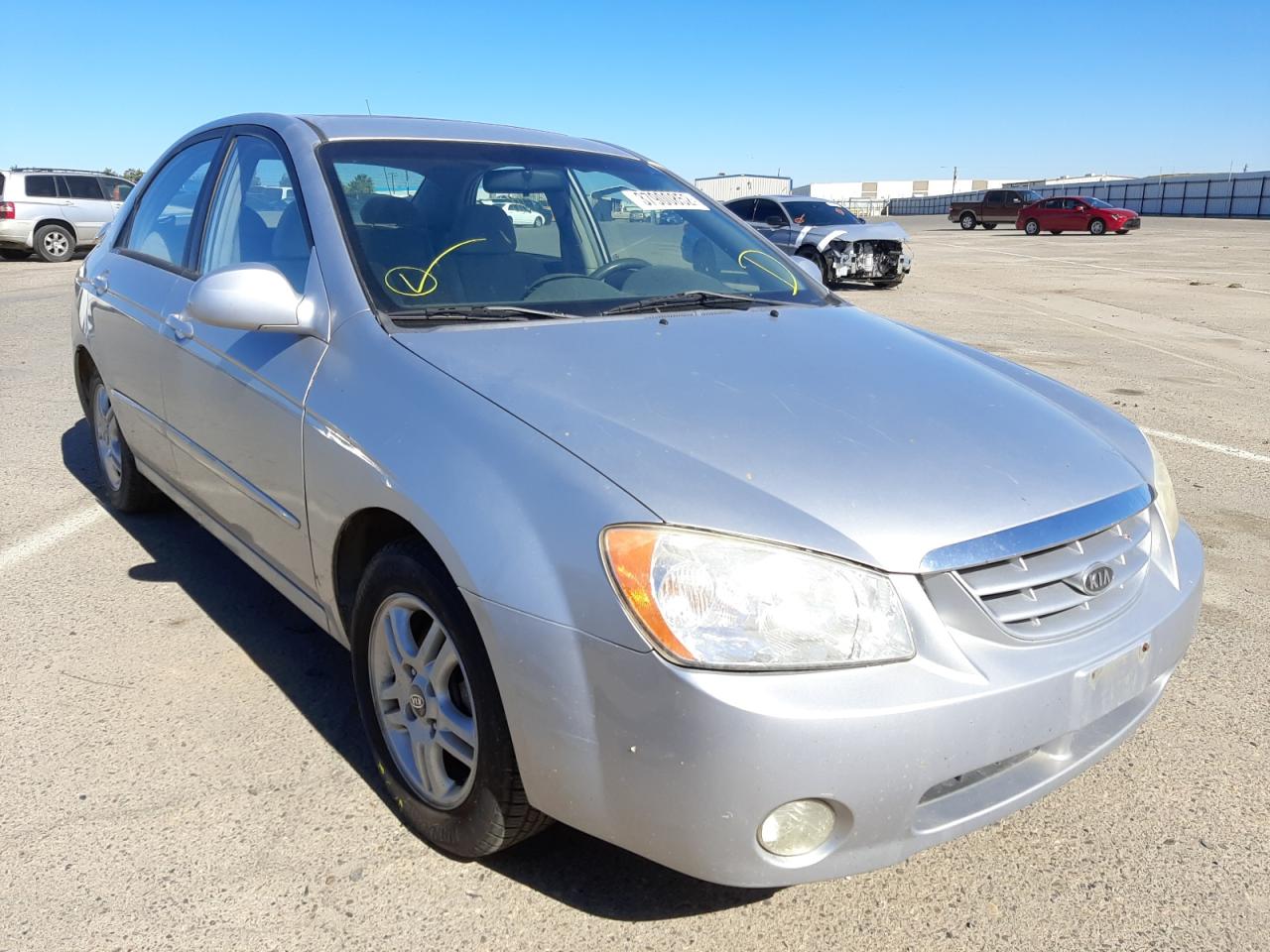 Photo 1 from auction – 2004 KIA SPECTRA LX with VIN KNAFE121745042162