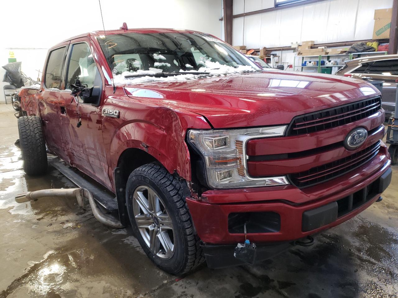FORD F150 SUPER 2018 with VIN 1FTEW1EG7JFD46321 - Photo from auction