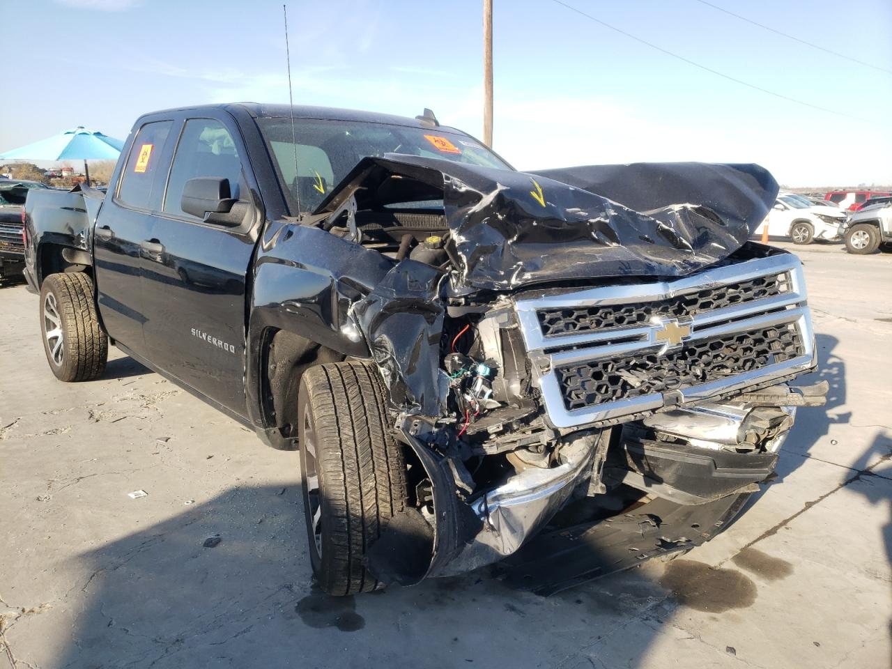 CHEVROLET SILVERADO 2015 with VIN 1GCRCPEH8FZ148388 - Photo from auction