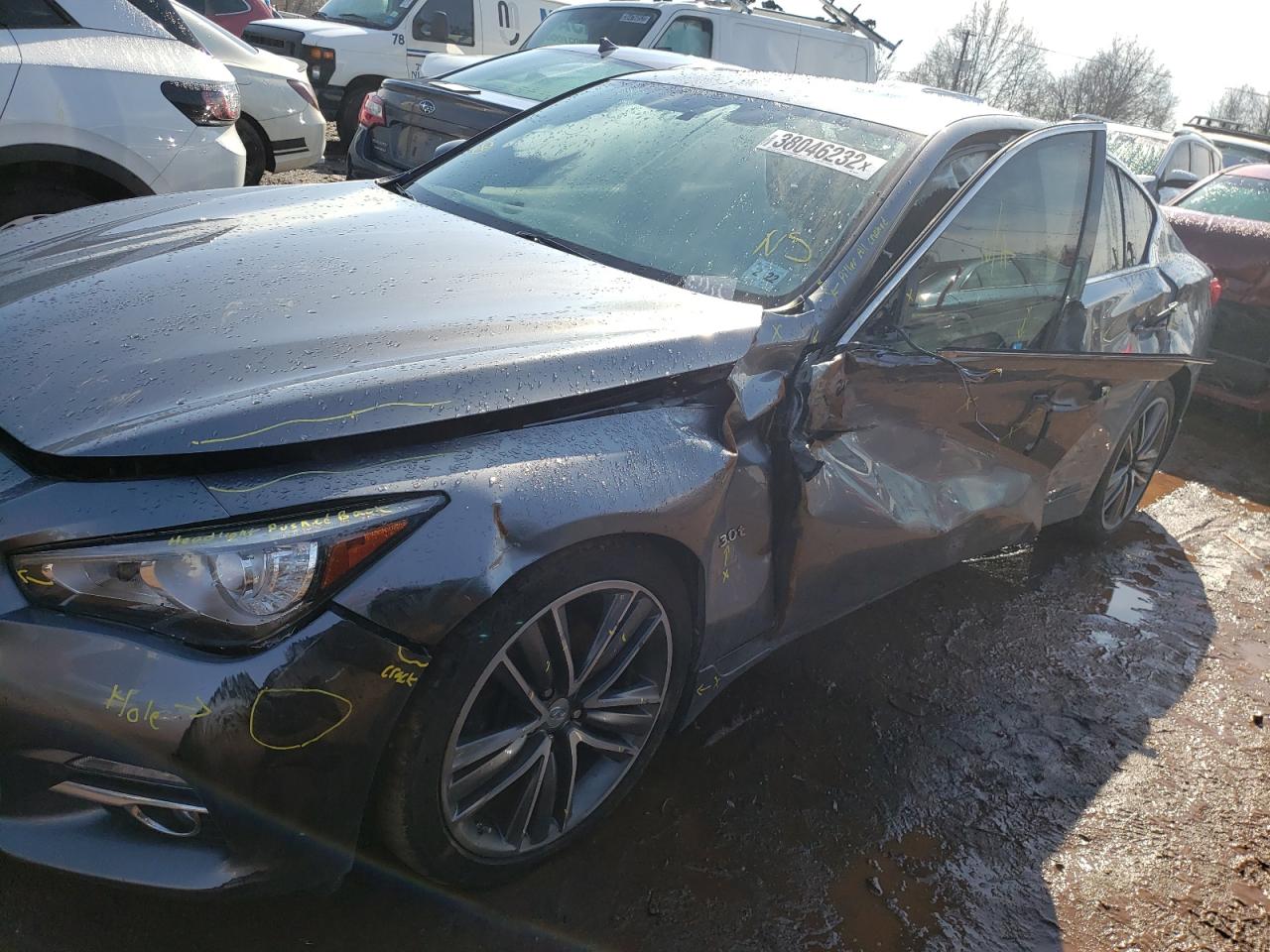 Photo 9 from auction – 2017 INFINITI Q50 PREMIU with VIN JN1EV7AR0HM839960
