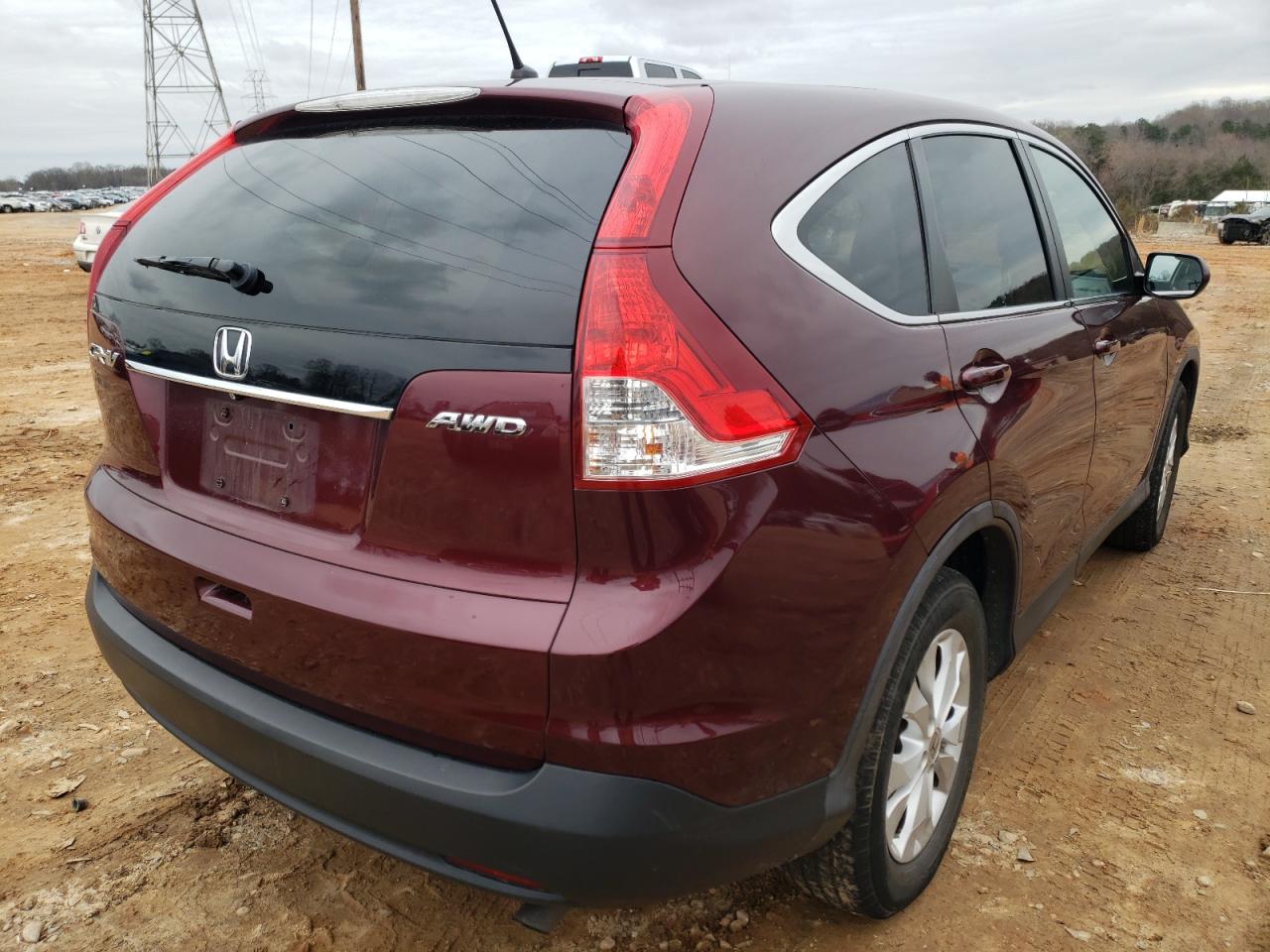Photo 4 from auction – 2013 HONDA CR-V EX with VIN 5J6RM4H58DL004959