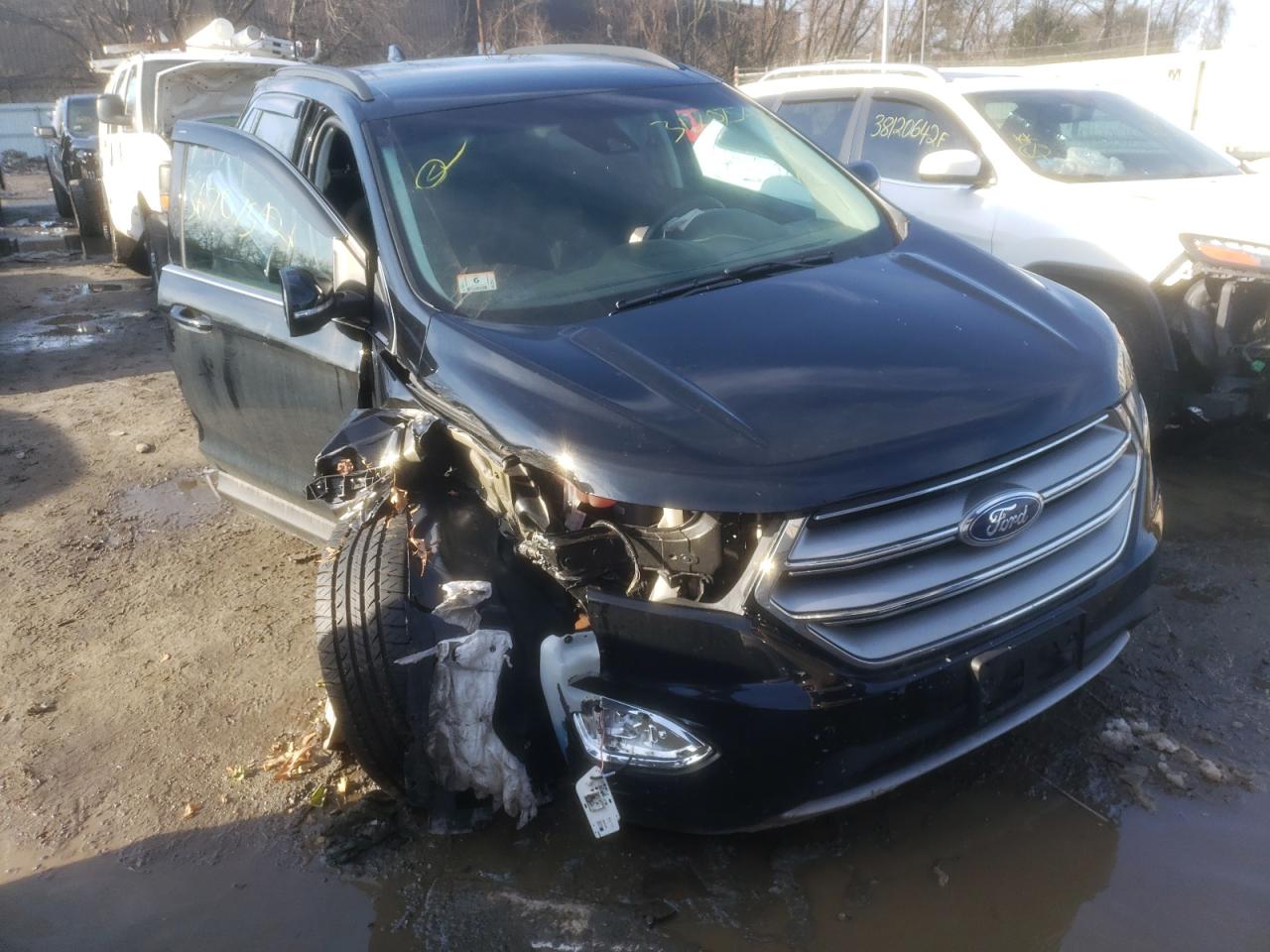 FORD EDGE SEL 2018 with VIN 2FMPK4J87JBB46945 - Photo from auction